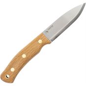 Casstrom 14101 No. 10 Forest Satin Fixed Blade Knife Oak Handles