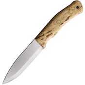 Casstrom 14104 No.10 Forest Satin Fixed Blade Knife Curly Birch Handles