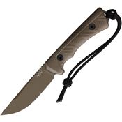 Acta Non Verba P200054 P200 Coyote Brown Fixed Blade Knife Coyote Brown Handles