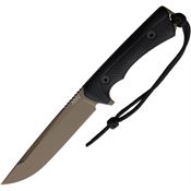 Acta Non Verba P300060 P300 Coyote Brown Fixed Blade Knife Black Handles