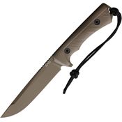 Acta Non Verba P300062 P300 Coyote Brown Fixed Blade Knife Coyote Brown Handles