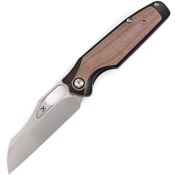 Kansept 1052A4 Tuckamore Framelock Knife Micarta Handles