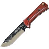 Kanetsune 166 Enyou Tou Fixed Blade Knife Brownwood Handles