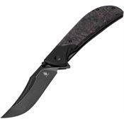 Kizer 4647A1 Phoenix Linerlock Knife Black/Fat Carbon Handles