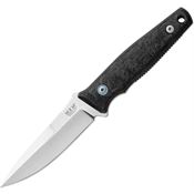 MKM-Maniago TPFDCF TPF Defense Marble CF Satin Fixed Blade Knife Carbon Handles
