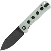 QSP 150E2 Canary Knife Jade G10 Handles