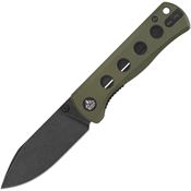 QSP 150F2 Canary Knife Olive G10 Handles