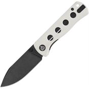 QSP 150G2 Canary Knife White G10 Handles