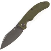 Kansept 1039A3 Nesstreet Knife Olive G10 Handles