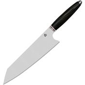 QSP KK004A Mulan Series Kritsuke Satin Fixed Blade Knife Ebonywood Handles