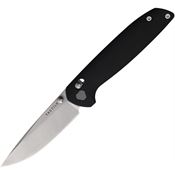 Tactile MVMC01RM Maverick Crossbar Lock Stonewash Folding Knife Black Handles