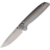 Tactile MVMC01TT Maverick Crossbar Lock Stonewash Folding Knife Gray Handles