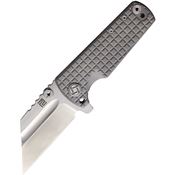 Artisan 1820GFGY Proponent Framelock Knife Gray G10 Handles