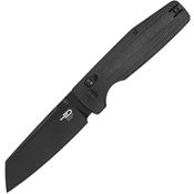 Bestech G56A2 Slasher Axis Lock Black Folding Knife Black Handles