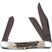 Case XX 36743 Stockman Knife Vintage Bone Handles