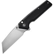 Civivi 230282 Amirite Button Lock Knife Black G10 Handles