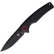 Cobratec SMSNBK Samson Linerlock Knife with Black Handles