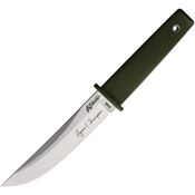 Cold Steel 17TAA Lynn Thompson Signature Kobun Satin Fixed Blade Knife Green Handles