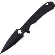 Daggerr FM021BKBW Arrow Linerlock Knife with Black Handles
