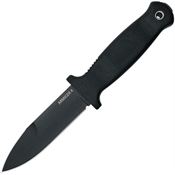 Demko 09647 Armiger 4 Spear Black Fixed Blade Knife Black Handles