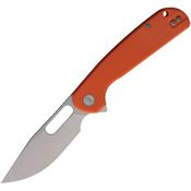 Eutektik 002 Trinity Linerlock Knife with Orange G10 Handles