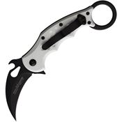 Fox 599W Karambit Linerlock Knife with White G10 Handles