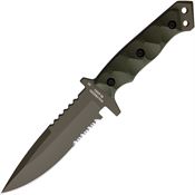 Halfbreed Blades MIK03G2ODG Medium Infantry OD Green Fixed Blade Knife OD Green Handles