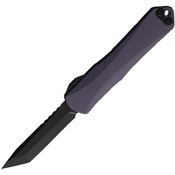 Heretic 0276AGRY Auto Manticore E OTF Black Knife Gray Handles