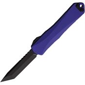 Heretic 0276APU Auto Manticore E OTF Black Knife Purple Handles