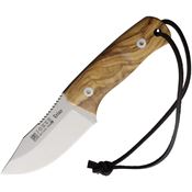 Joker RCO75 Erizo Olive Satin Fixed Blade Knife Olivewood Handles