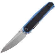 Kansept 1042A1 Integra Linerlock Knife with Black/Blue Handles