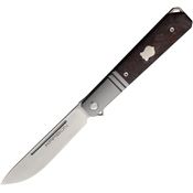 Karbon 115 Flatline Framelock Knife Carbon Fiber Handles