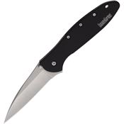 Kershaw 1660SWBLKB Leek Assist Open Linerlock Knife Second