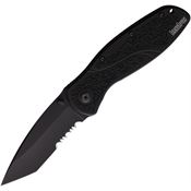 Kershaw 1670TBLKSTB Blur Assist Open Linerlock Knife with Black Second Handles