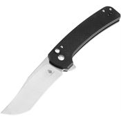 Kizer 4010A1 Gryphon Button Lock Knife Black Handles