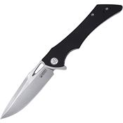 Kubey 245D Raven Linerlock Knife with Black Handles