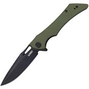 Kubey 245I Raven Linerlock Knife with Black OD Handles