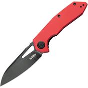 Kubey 291K Vagrant Linerlock Knife with Black Red Handles