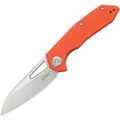 Kubey 291L Vagrant Linerlock Knife with Orange Handles