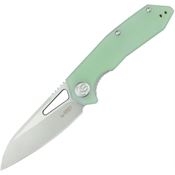 Kubey 291M Vagrant Linerlock Knife with Jade Handles