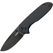 Kubey 342E Belus EDC Linerlock Knife with Black Handles