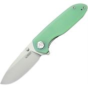 Kubey 342F Belus EDC Linerlock Knife with Jade Handles