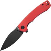 Kubey 901I Calyce Linerlock Knife with Black Red Handles