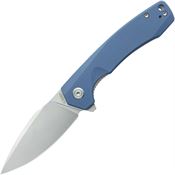 Kubey 901M Calyce Linerlock Knife with Blue Handles
