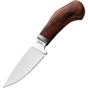 LionSTEEL WL1ST Willy Satin Fixed Blade Knife Santoswood Handles