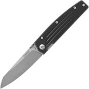 Mercury 9LGMSWALBK Logan Mini Linerlock Knife with SW Handles