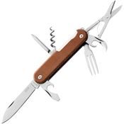 MKM-Maniago Knife Makers CP07MAGNC Campo 7 Stonewash Knife Natural Handles