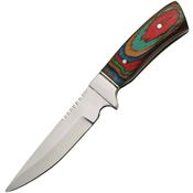 Pakistan 203199 Wild Deer Fixed Blade Knife Multi Color Handles