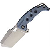 PMP 067 Titano Tanto Framelock Knife Blue Titanium Handles