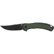 QSP 151C2 Walrus Linerlock Knife with Black Green Handles